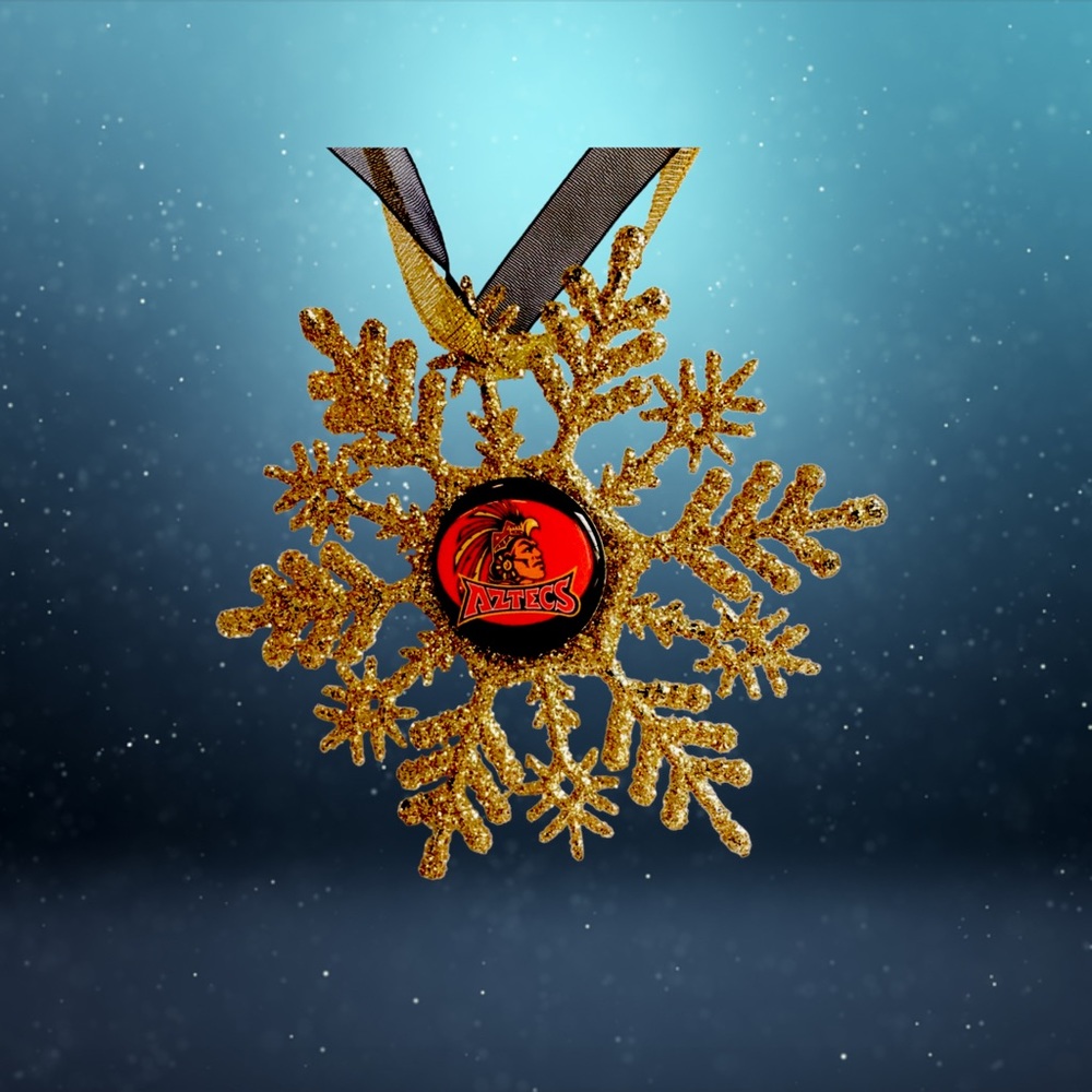 San Diego AZTECS Handmade Snowflake *NEW*